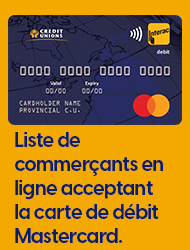 Commercants en ligne carte de débit Mastercard